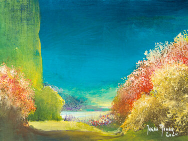Malarstwo zatytułowany „"NATURE"” autorstwa Paweł Jagła, Oryginalna praca, Akryl Zamontowany na Inny sztywny panel
