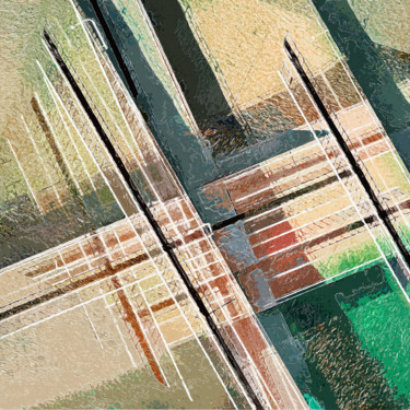 Digitale Kunst mit dem Titel "Place" von Emmanuel Payet, Original-Kunstwerk, Fotomontage