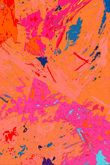 Цифровое искусство под названием "Vague" - Emmanuel Payet, Подлинное произведение искусства, Цифровая живопись