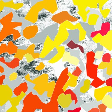 Digitale Kunst mit dem Titel "De tout ton coeur" von Emmanuel Payet, Original-Kunstwerk, Digitale Malerei