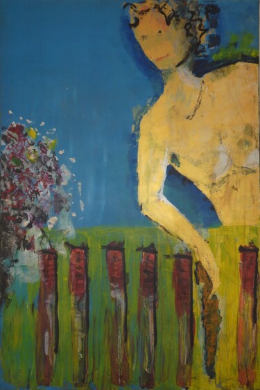 Painting titled "Julieta (Juliet)" by Rodrigo Payró, Original Artwork, Acrylic