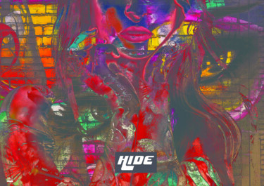 Digital Arts titled "Hide" by Paz, Original Artwork, Digital Collage