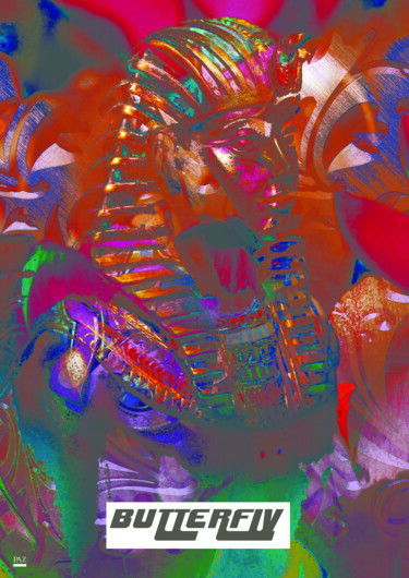 Digital Arts titled "Pharaon" by Paz, Original Artwork, Digital Collage