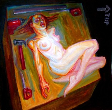 Painting titled "Thus I Created Woman" by Paz Winshtein, Original Artwork, Oil