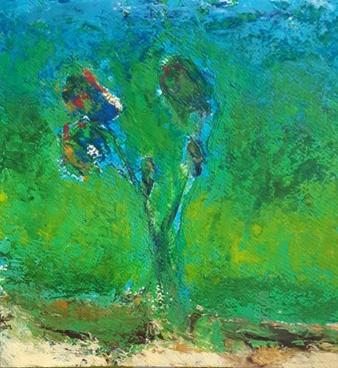 Painting titled "Mise au vert" by Pboiko, Original Artwork, Acrylic
