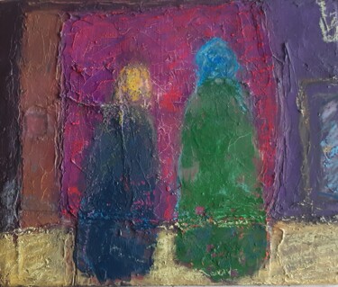 Painting titled "Figures figurées" by Pboiko, Original Artwork, Acrylic