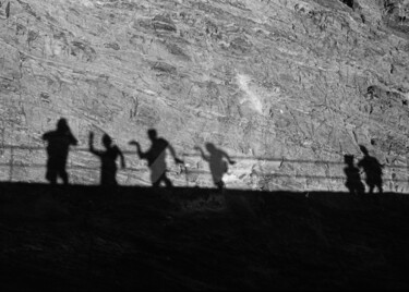 Fotografia intitolato "Touristes à Colliou…" da Pierre Boillon, Opera d'arte originale, Fotografia digitale