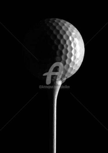 Photography titled "Balle golf et T" by Pierre Boillon, Original Artwork, Digital Photography