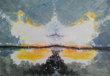 Painting titled "Projet horizon.jpg" by Pascal Boulommier, Original Artwork