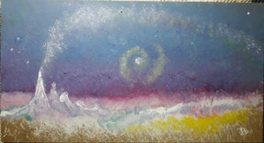 Painting titled "Glaciation beauty" by Pascal Boulommier, Original Artwork, Acrylic