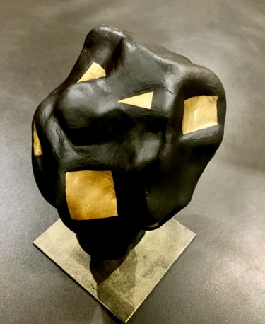 Скульптура под названием "Humanflower" - Priscilla Champelovier, Подлинное произведение искусства, Папье-маше