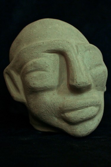 Sculpture titled "le sage" by Priscilla Champelovier, Original Artwork, Ceramics