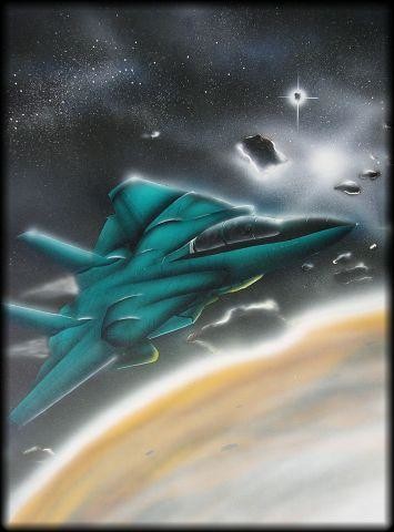 Peinture intitulée "avion" par Patrick Charuel, Œuvre d'art originale, Huile