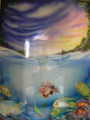 Peinture intitulée "marin" par Patrick Charuel, Œuvre d'art originale, Huile