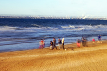 Photography titled "Trouville sur Mer.…" by Philippe Dorléans, Original Artwork, Digital Photography Mounted on Aluminium