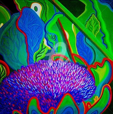 Painting titled "Artichoke" by Drapala Gallery, Original Artwork