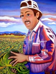 Painting titled "Jorge (in the lettu…" by Drapala Gallery, Original Artwork