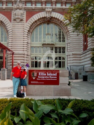 Photography titled "Ellis Island Gates" by Drapala Gallery, Original Artwork