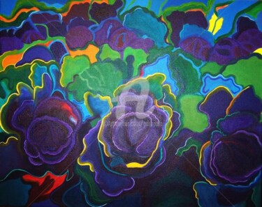 Painting titled "Cabbages" by Drapala Gallery, Original Artwork
