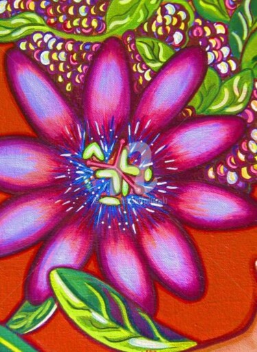 Painting titled "Additional Floral,…" by Drapala Gallery, Original Artwork