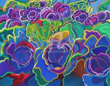 Painting titled "Yuma Cabbages, anot…" by Drapala Gallery, Original Artwork