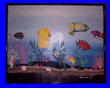 Painting titled "Fish" by Drapala Gallery, Original Artwork