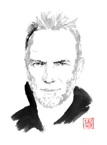 Desenho intitulada "sting" por Péchane, Obras de arte originais, Aquarela