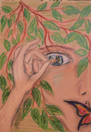 "мудра" başlıklı Tablo Olga Pecherskaia tarafından, Orijinal sanat, Pastel