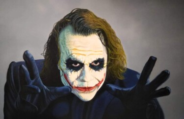 Pintura intitulada "Joker" por Peda Radovanovic, Obras de arte originais, Óleo