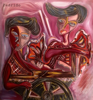 绘画 标题为“Rosa” 由Jorge Alejandro Pedrido, 原创艺术品, 油