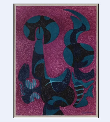 Incisioni, stampe intitolato "Litograph On Arches…" da Pedro Coronel, Opera d'arte originale, Litografia