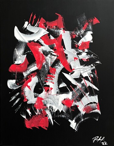 Painting titled "nonsense time • 07:…" by Pedro Couto, Original Artwork, Acrylic