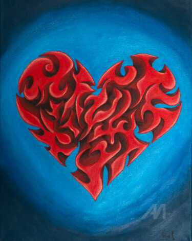 I LOVE YOU ALL Pintura intitulada "I LOVE YOU ALL" por Pedro Giovanni Fiascunari Bejarano, Obras de arte originais, Acrílico
