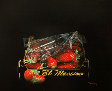 Pintura titulada "el-maestro-61x50cm-…" por Vergara, Obra de arte original, Oleo