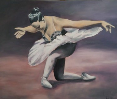 Pintura intitulada "ballet" por Pedro Silva, Obras de arte originais, Óleo