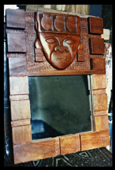 Escultura titulada "Espejo guardian" por Pedro Alberto Galindo Chagín, Obra de arte original
