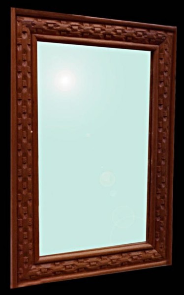 Escultura titulada "Espejo mimbre" por Pedro Alberto Galindo Chagín, Obra de arte original
