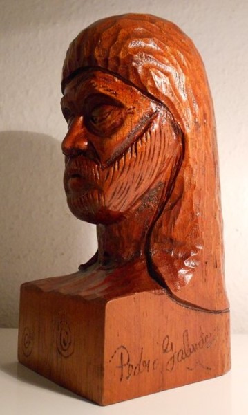 Sculpture titled "Guanche 007" by Pedro Alberto Galindo Chagín, Original Artwork