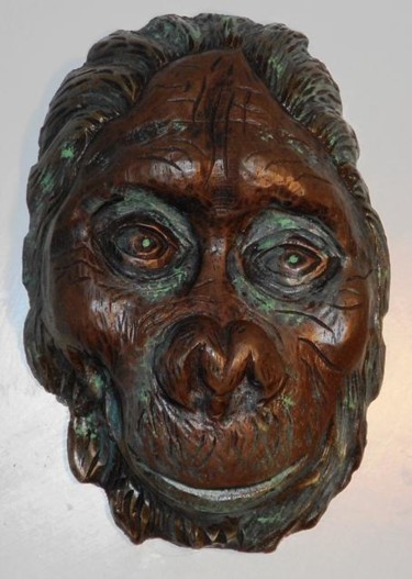 Sculpture titled "Lucy en cobre" by Pedro Alberto Galindo Chagín, Original Artwork