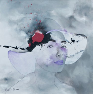 Peinture intitulée "L'esprit libre d'un…" par Pedrola Alban, Œuvre d'art originale, Acrylique Monté sur Carton