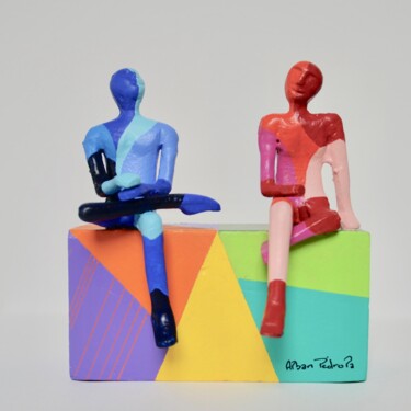 Complémentaires Sculpture intitulée "Complémentaires" par Pedrola Alban, Œuvre d'art originale, Acrylique