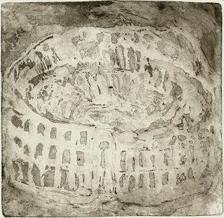 Pittura intitolato "colosseum, rome" da Burgeik Peeter, Opera d'arte originale, Olio