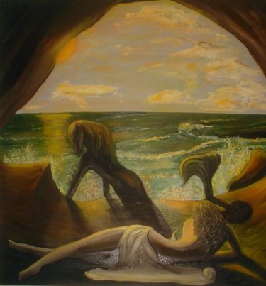 Malerei mit dem Titel "Zeugung Pegasus" von Pegasuspaintings, Original-Kunstwerk