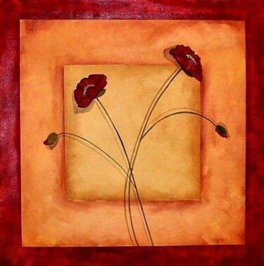Картина под названием ""Poppy Shadows"" - Peggy Garr, Подлинное произведение искусства