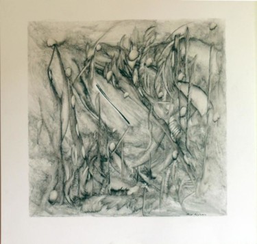 Peinture intitulée "Equilibrium" par Alp Alphan, Œuvre d'art originale