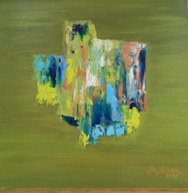 Painting titled "TEXAS II" by Bastian, Original Artwork, Oil