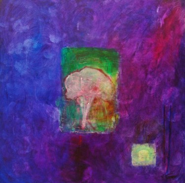 Painting titled "ARBRE" by Muryel Tomme, Original Artwork