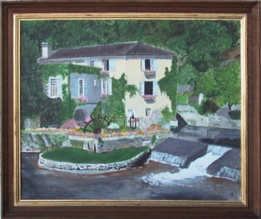 Peinture intitulée "41-moulin-de-branto…" par Bernard Ledoyen, Œuvre d'art originale, Huile