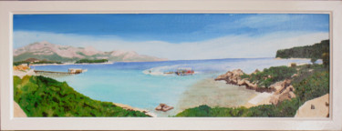 Painting titled "239-kemer." by Bernard Ledoyen, Original Artwork, Oil