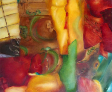 Flou artistique Peinture intitulée "Flou artistique" par Jade, Œuvre d'art originale, Huile